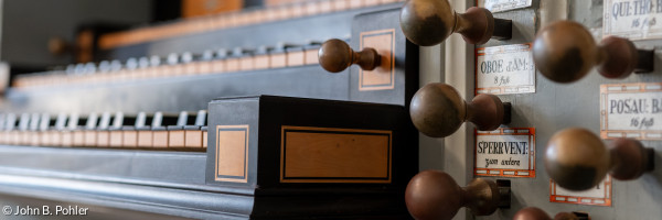 Gumbertus Orgel Spieltisch