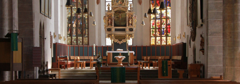 Blick in den Kirchenraum St. Johannis