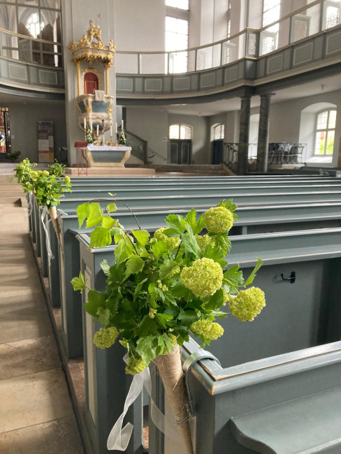 St. Gumbertus geschmückt